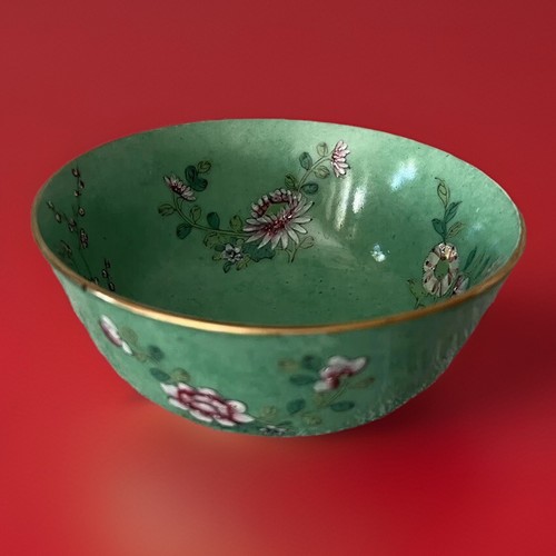 Rice bowl decorated - a.c.f.,