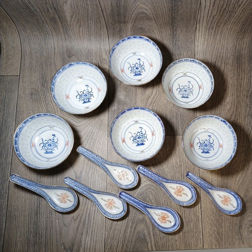 Set chinese porcelain soup - set,