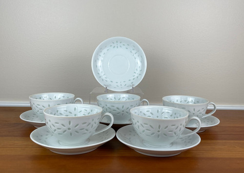 Vintage white porcelain - porcelain, rice