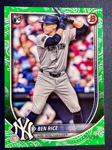 2025 bowman ben rice - ben, green