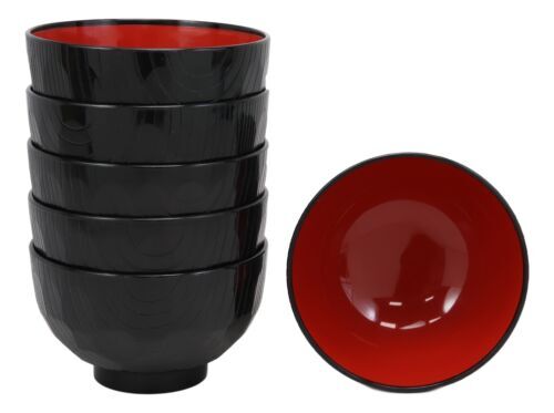 Japanese black red lacquer - red,