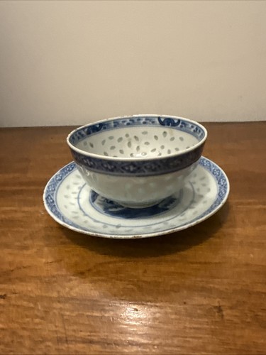 Antique blue and white