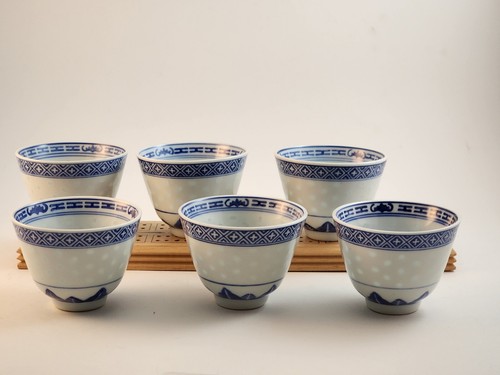 Rice pattern sake - sake, cups