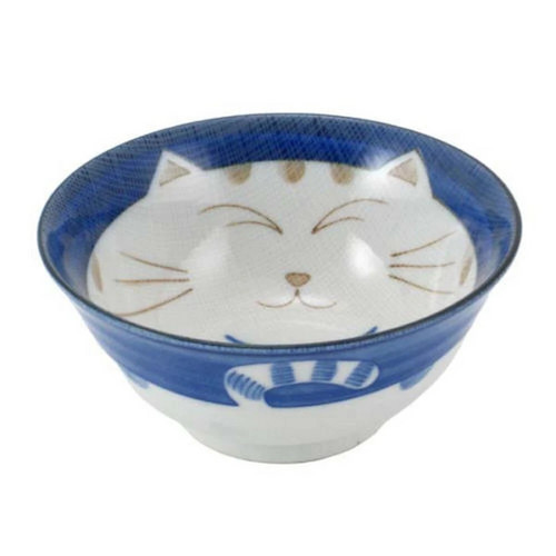 Vintage japanese blue cat - blue,