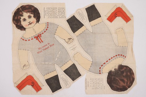 Antique 1899 miss flaked - antique, rice